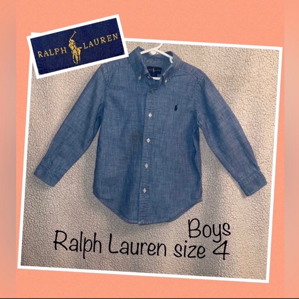 Ralph Lauren boys size 4 shirt